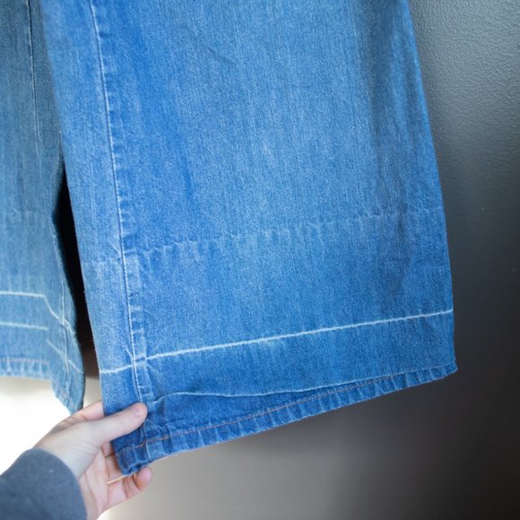 Vintage 1970's Braided Flare Jeans - Picture 6 of 10